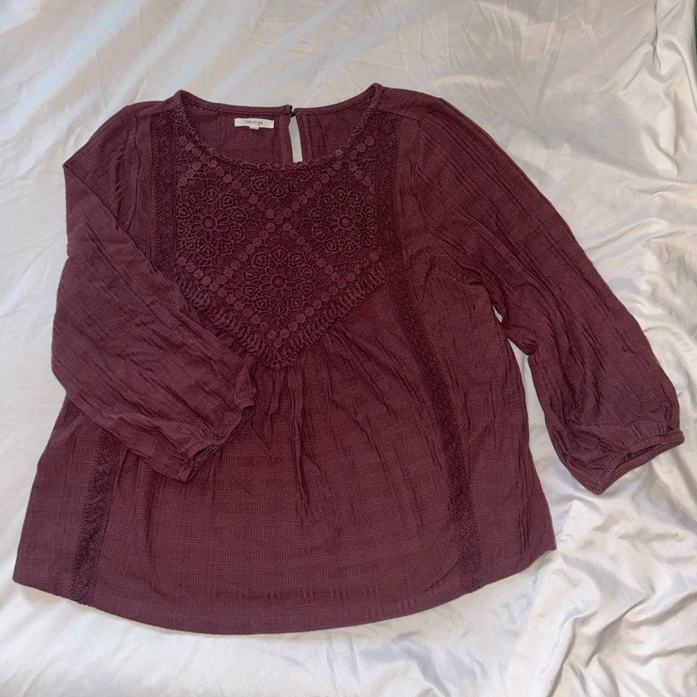 Maurice’s Purple Plum Blouse